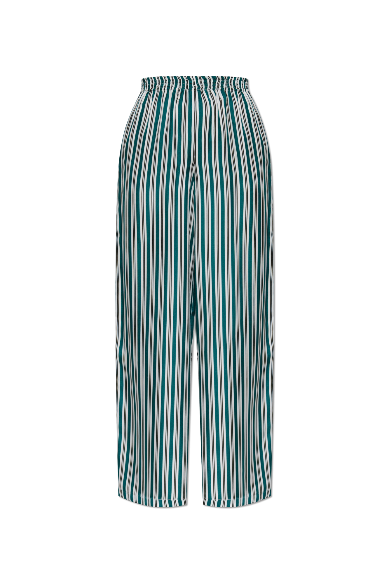 Green Silk trousers 